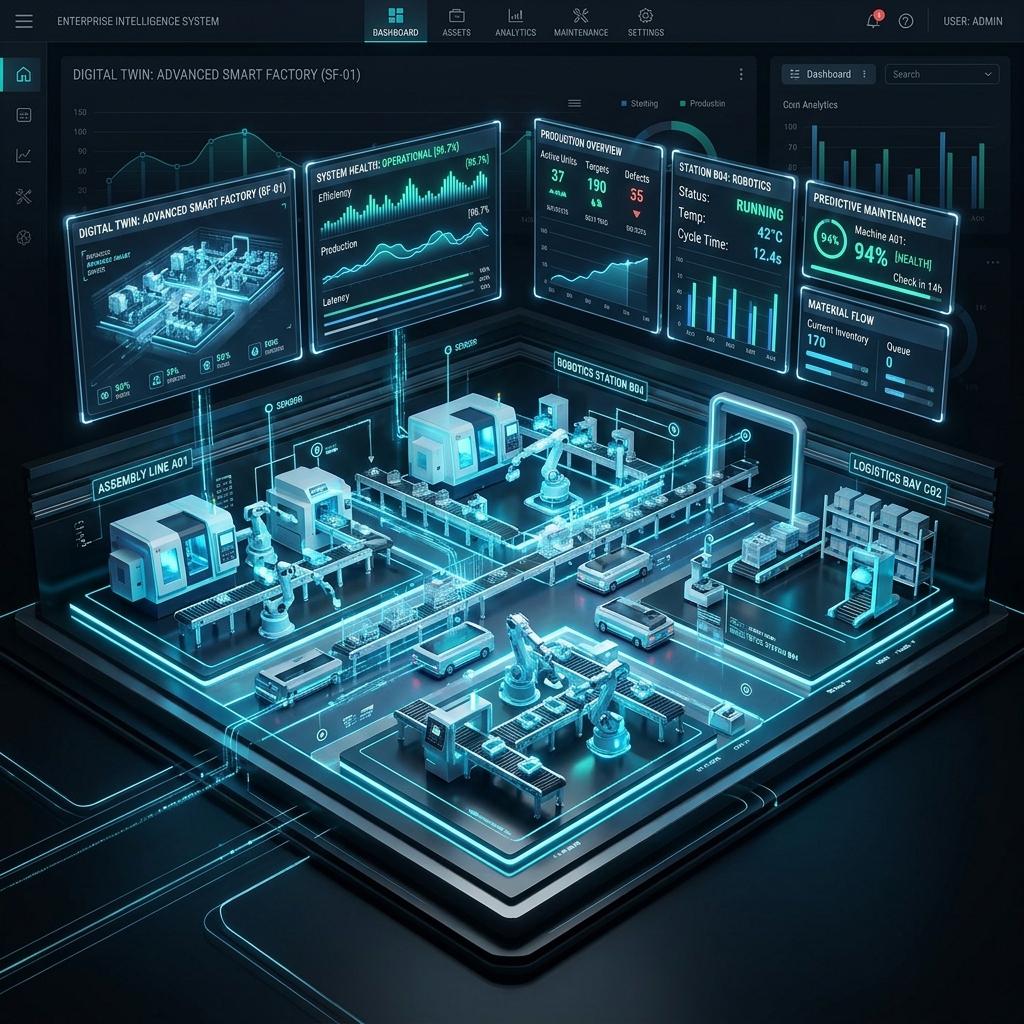 LIVE 3D TWIN ENGINE : SMART FACTORY